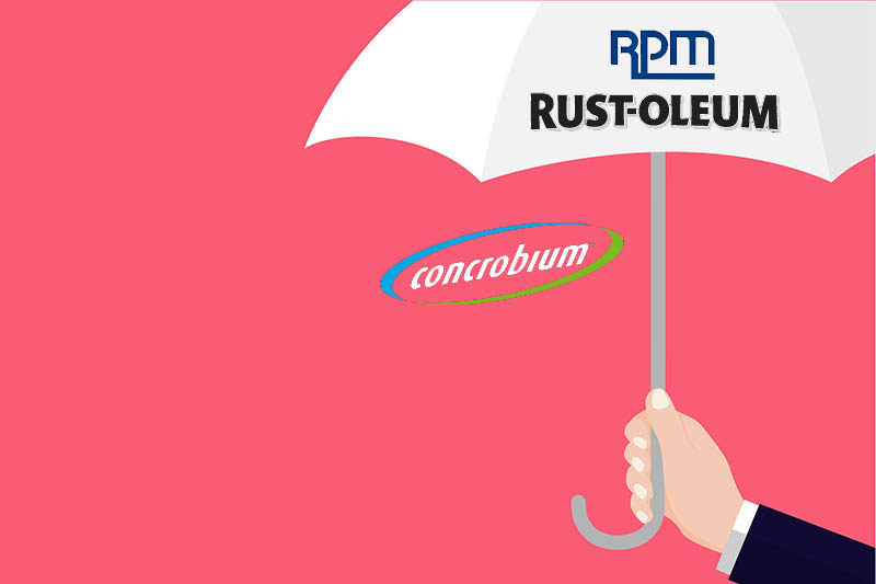 Businessmen holding white umbrella. Man's arm with umbrella. Protection flat style pattern concept-Vector flat design