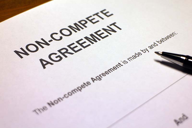 A non-compete clause (often NCC), or covenant not to compete (CNC), is a term used in contract law under which one party (usually an employee) agrees not to enter into or start a similar profession or trade in competition against another party (usually the employer). Some courts refer to these as "restrictive covenants." As a contract provision, a CNC is bound by traditional contract requirements including the consideration doctrine. The use of such clauses is premised on the possibility that upon their termination or resignation, an employee might begin working for a competitor or starting a business, and gain competitive advantage by exploiting confidential information about their former employer's operations or trade secrets, or sensitive information such as customer/client lists, business practices, upcoming products, and marketing plans.