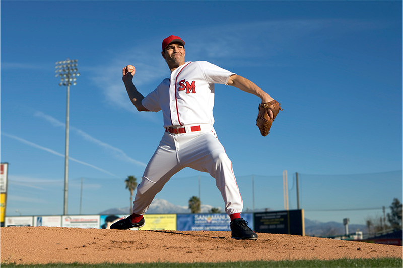 Pitching a ball