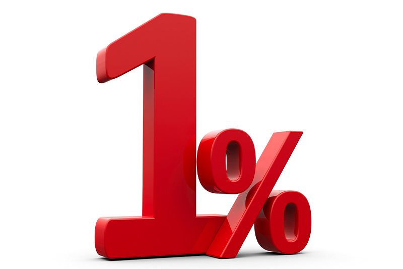 1 percent_800 1%