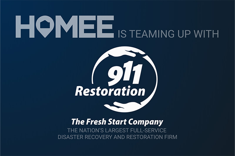 HOMEE Inc. and 911 Restoration partnership