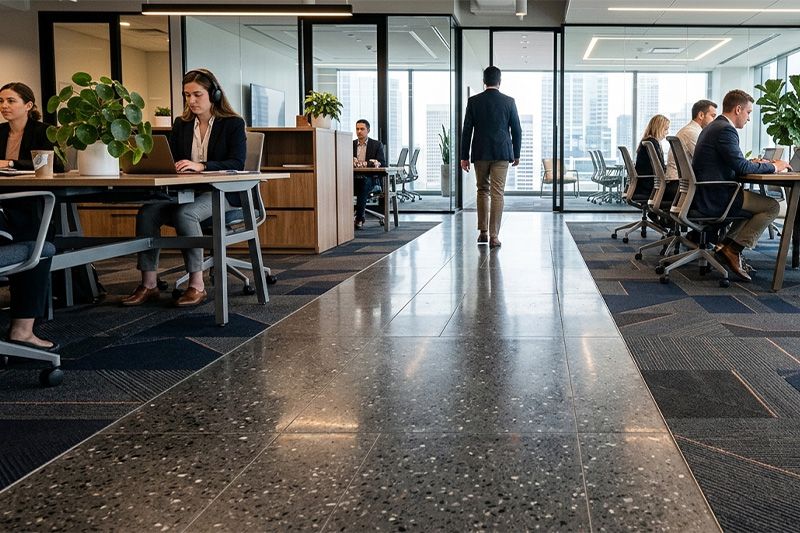 corporate hard floor