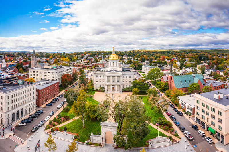 New Hampshire state house building