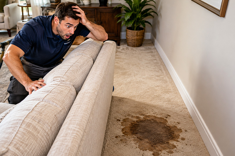 What to do with hidden spots or stains