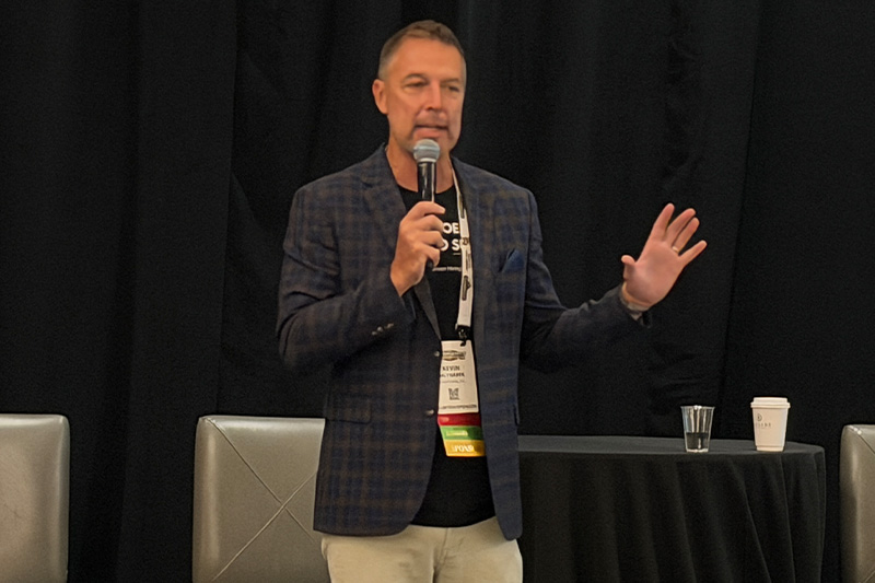 Kevin Mlynarek, founder and CEO of IdealTraits Inc., spoke at The Experience Convention and Trade Show in Las Vegas last month.