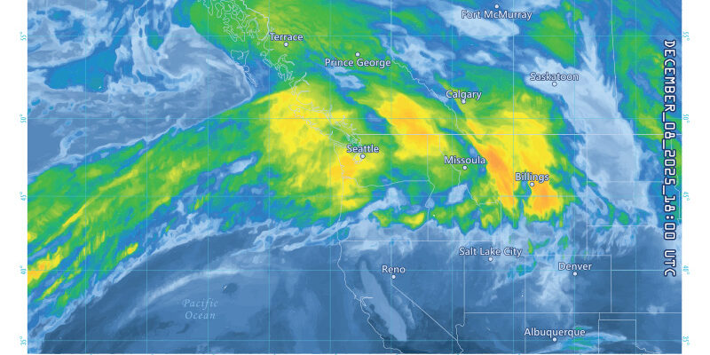 Atmospheric River West Coast December 2025