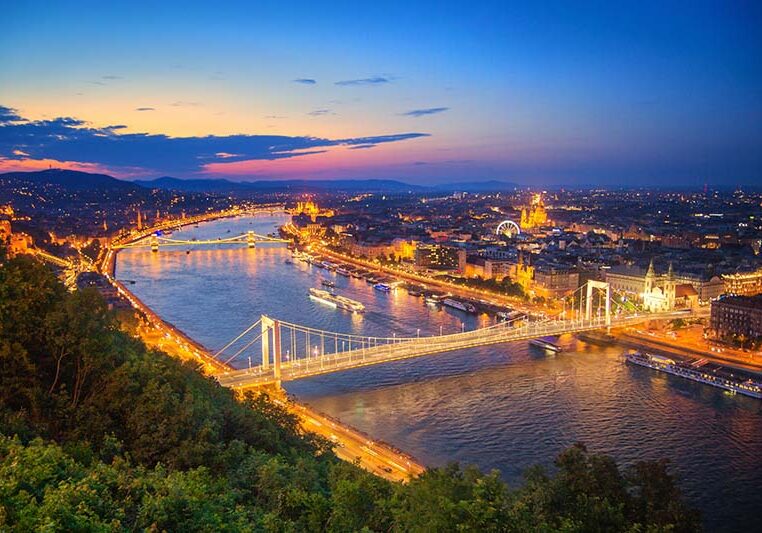 Budapest Cityscape at Dusk