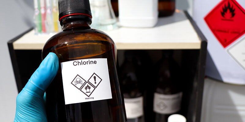 Chlorine bottle