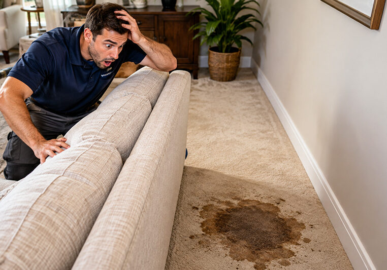 What to do with hidden spots or stains