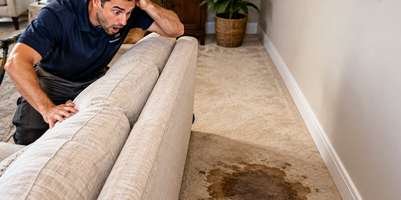 What to do with hidden spots or stains