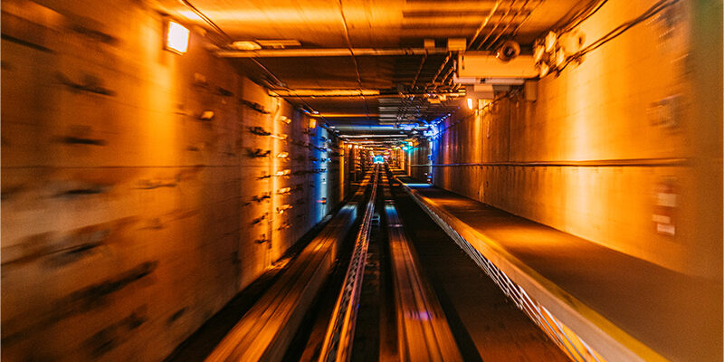 Denver International Airport tunnel