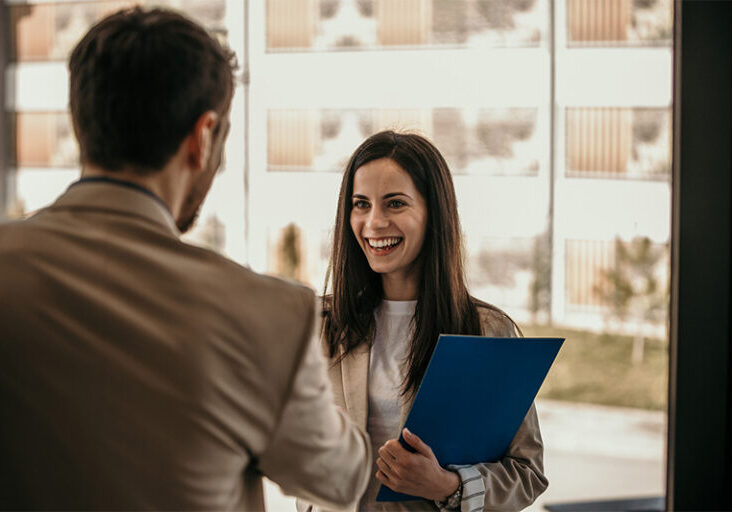 employees talking