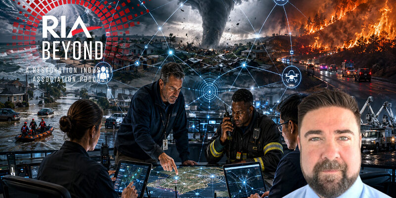 How disaster restoration companies communicate during a large CAT event.
