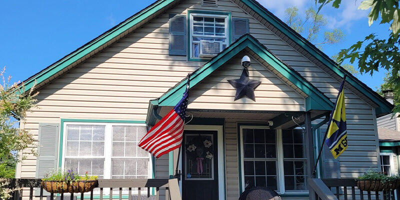 Michigan veteran Matt McMurray's home