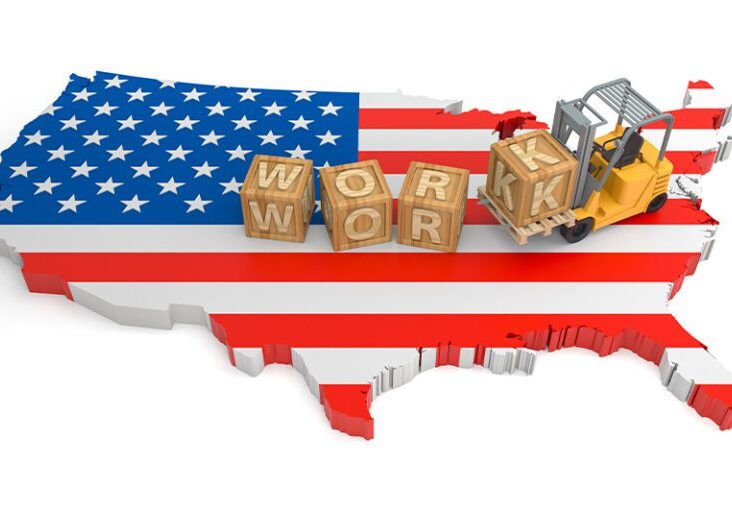 USA with Work blocks