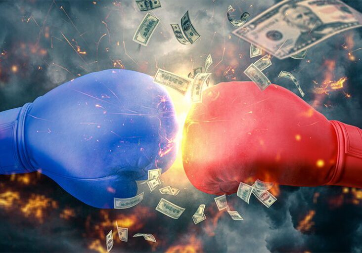 fighting over money