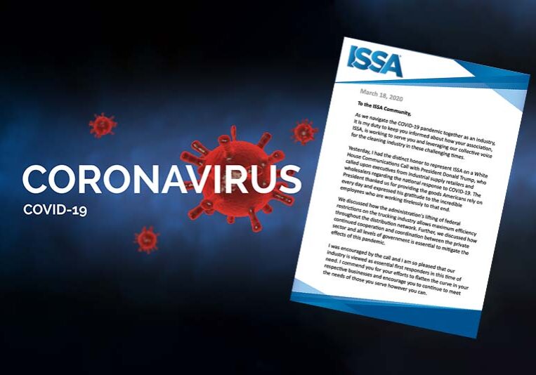 Covid-19 concept image with "Coronavirus covid-19" text against a blue background. Red viruses made with rendering 3D - computer generated image.