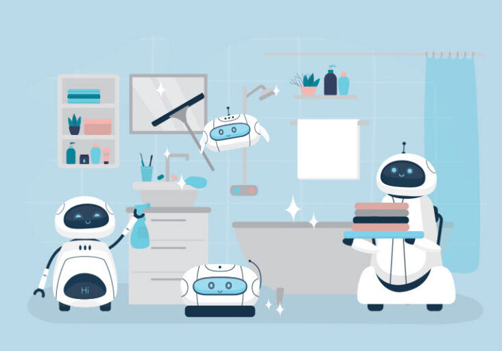 robot cleaning