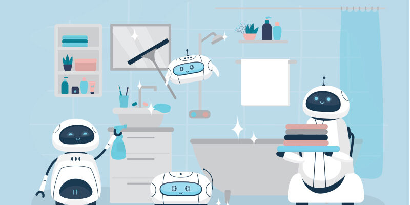 robot cleaning
