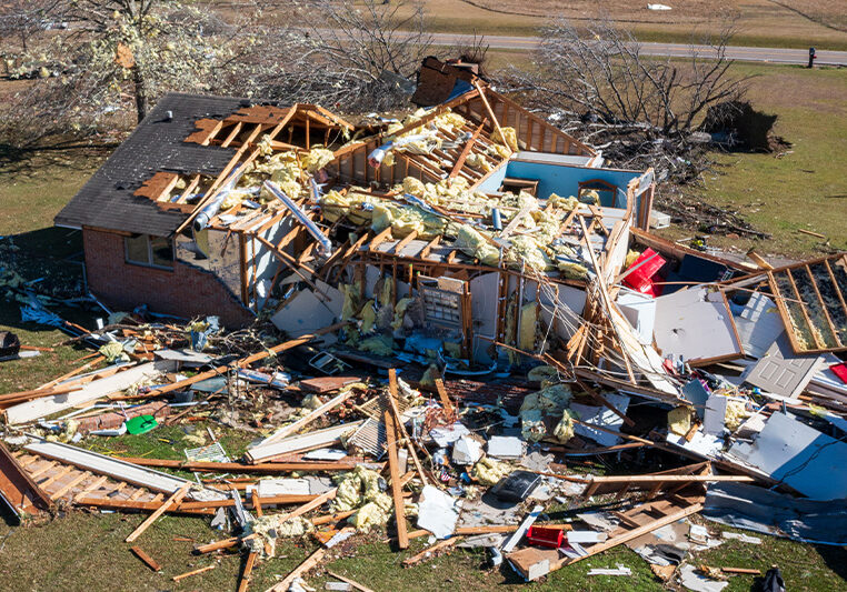 tornado damage