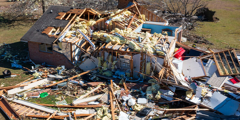tornado damage